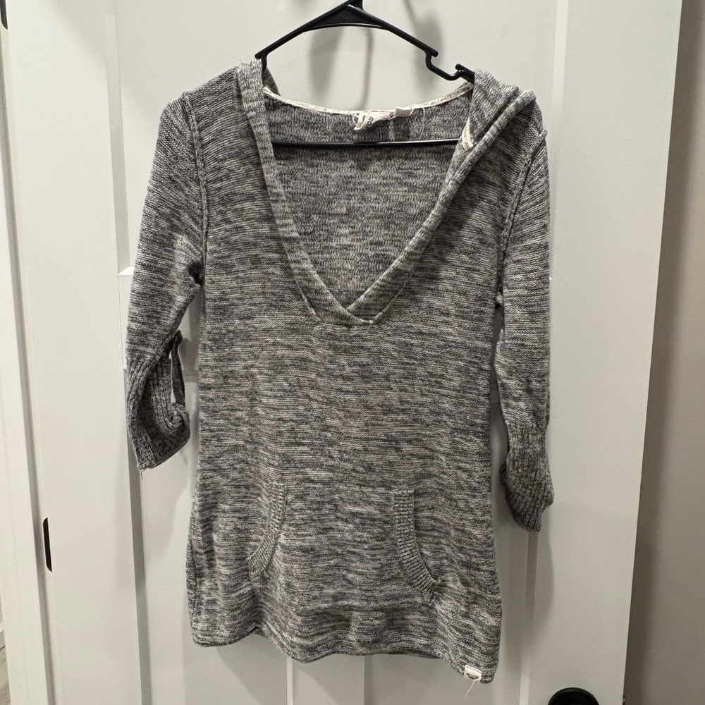 Roxy Charcoal Knit Sweater